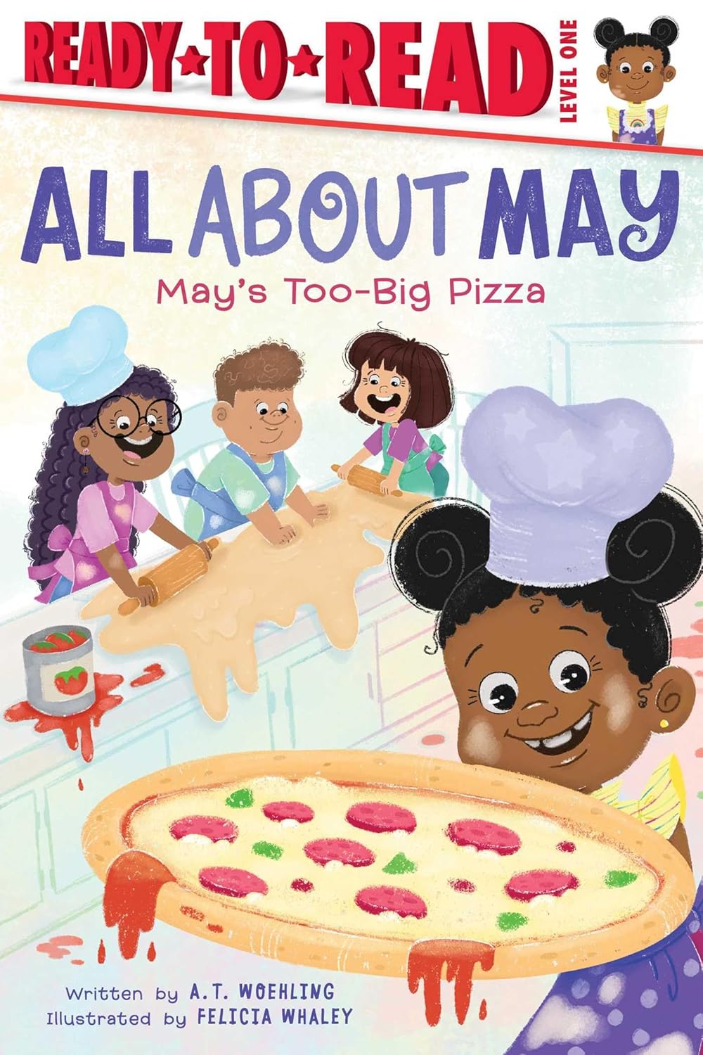 May has a big family. And when they decide to make homemade pizza together, it keeps getting bigger and bigger! Can May and her brothers and sisters solve their pizza problem?