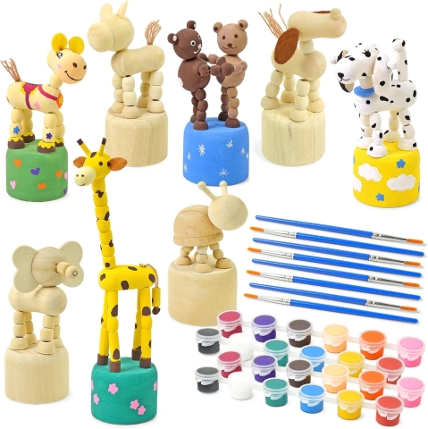 Paint Wooden Animals