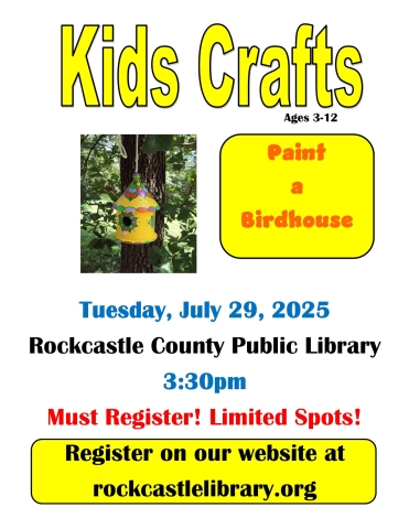 Paint a Birdhouse