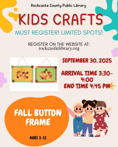Fall Button Frame