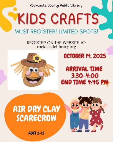 Air Dry Clay Scarecrow