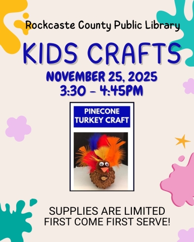 Make a pinecone turkey