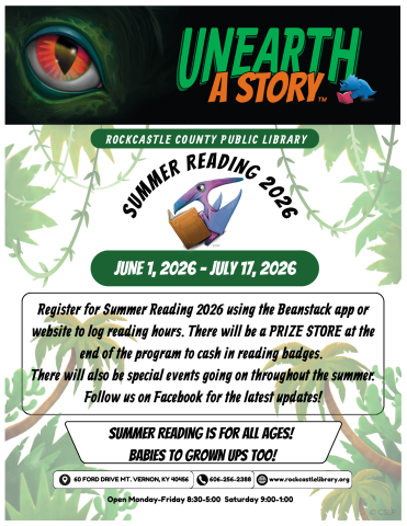 Summer Reading 2026 Flyer