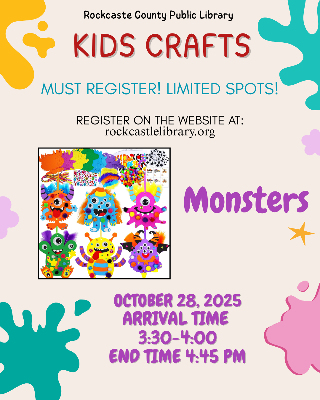 Kids Crafts (Monsters)