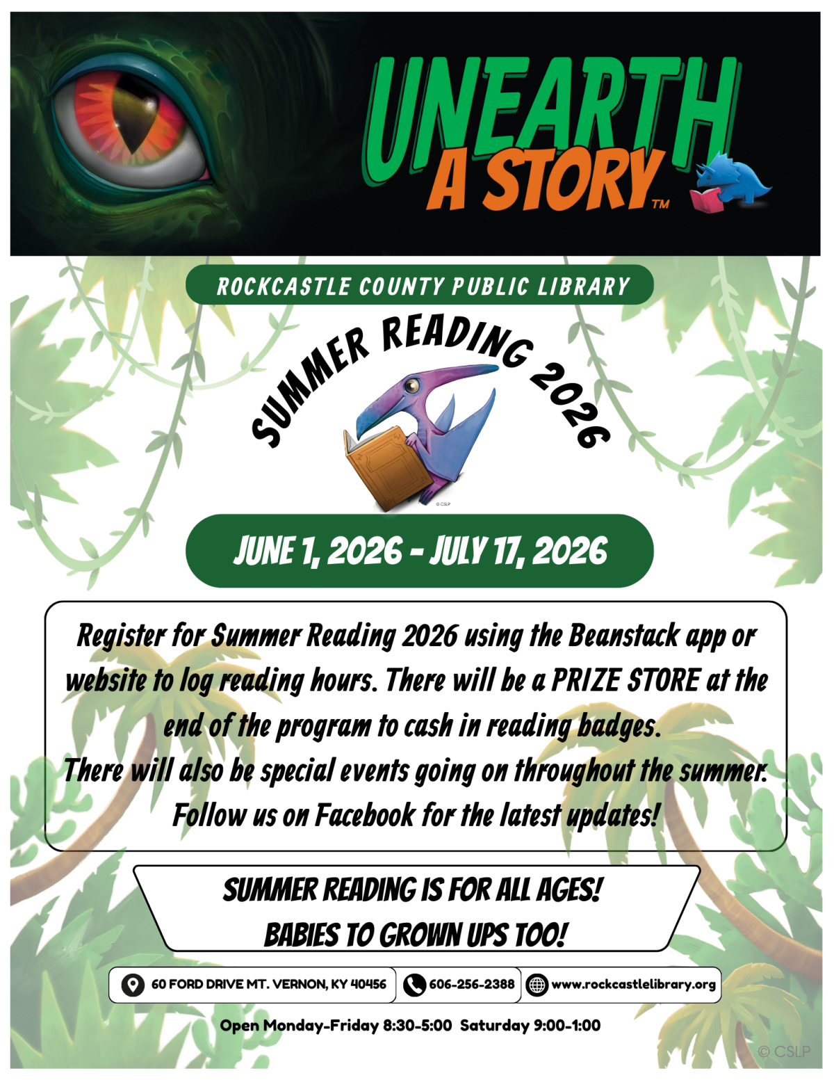 Summer Reading 2026 Flyer 